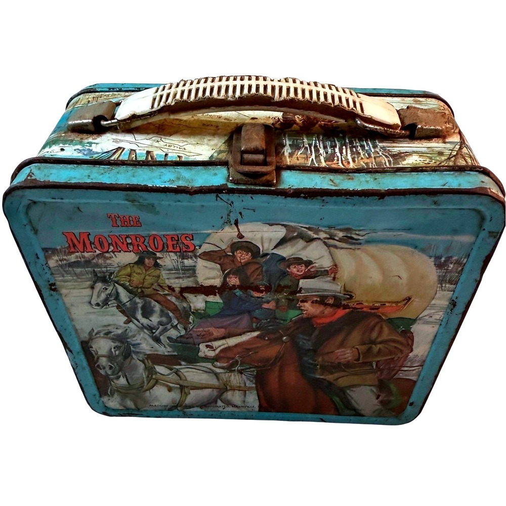 Aladdin 1967 The Monroes Lunch Box Vintage Western TV Fox Nostalgic Kidcore